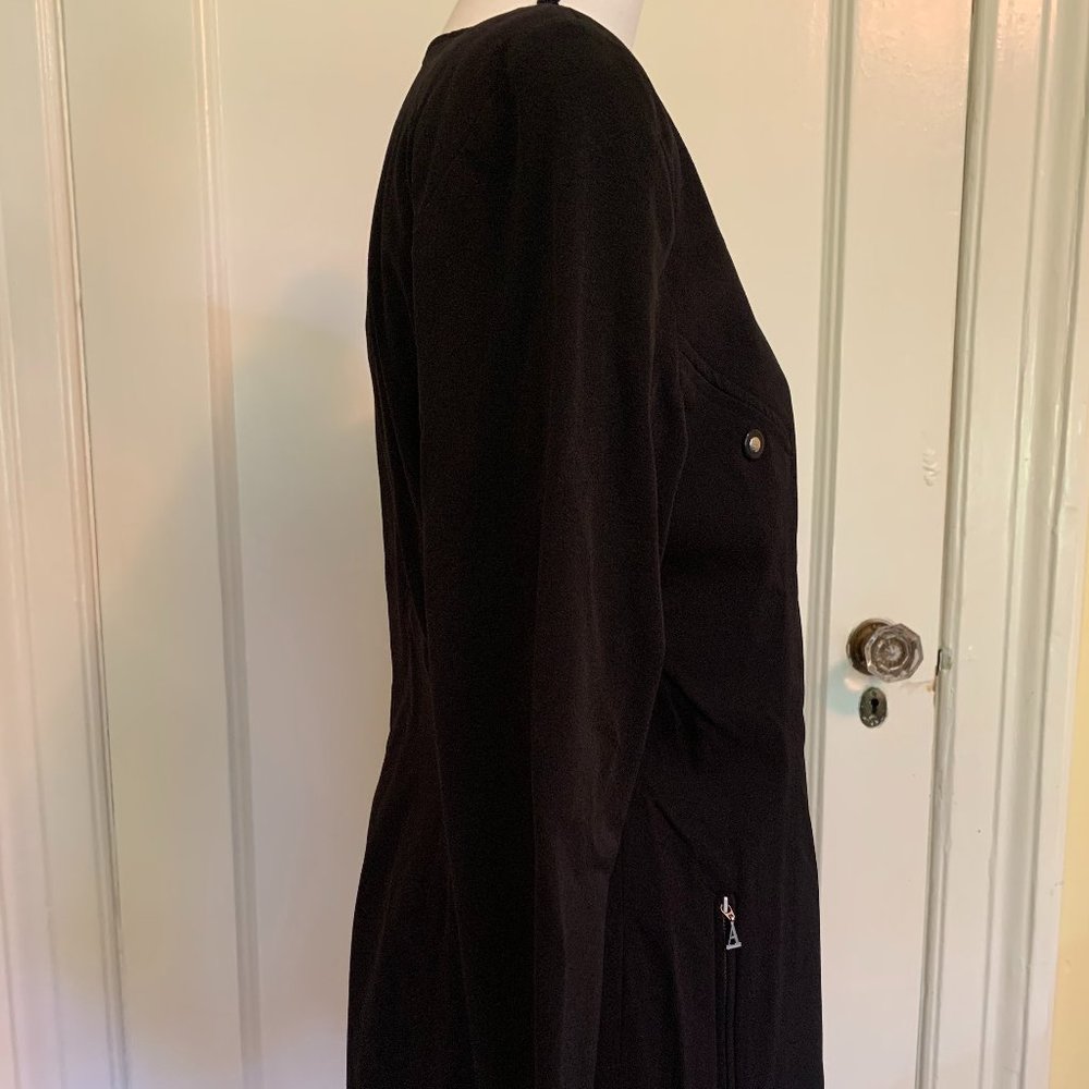 VTG Anne Klein 3/4 Length Nylon Blend Jacket, Size 10 (Fit Similar to Size 6) - Picture 2 of 7